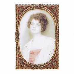 Fleur De Lisa Picture Frame Topaz Enamel 7302/9