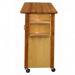 Butcher Block Island w/ Raised Panel Doors 54220 (Old modelN64220)
