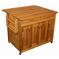Butcher Block WorkCenter Plus w/ Drop Leaf 54238 (Old modelN 64238)