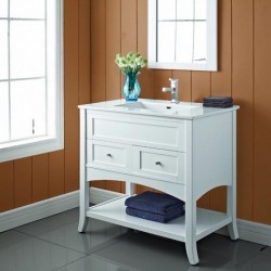 Shaker 36" Open Shelf Vanity 125-VH36