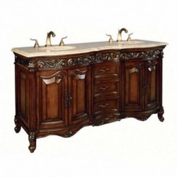 Ambella Provincial Double Sink Chest Dark 06227-110-526