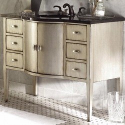 Ambella Sterling Bowfront Large Sink Chest 08939-110-402