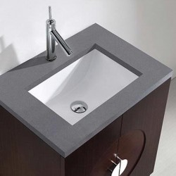 Madeli Genova 24"  Vanity For Quartzstone Top and Ceramic Sink  (Genova-24)