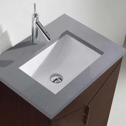 Madeli Savona 24" Vanity For Quartzstone Top with Ceramic Sink  (Savona-24)