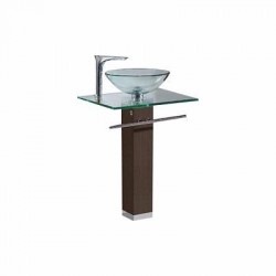 Madeli Rimini 24" Vanity Set With Glass Top and Vessel Sink (Rimini-24)