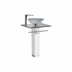 Madeli Rimini 24" Vanity Set With Glass Top and Vessel Sink (Rimini-24)