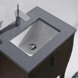 Madeli Sorrento 27" Vanity For Quartzstone Top with Ceramic Sink  (Sorrento-27)