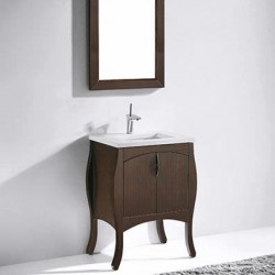 Madeli Sorrento 27" Vanity For Quartzstone Top with Ceramic Sink  (Sorrento-27)