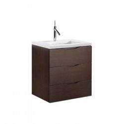 Madeli Bolano 24" Wall Hung Vanity For Quartzstone Top and Ceramic Sink  (Bolano-24)