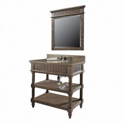 Luxe Bath Works Toscano 36" Vanity B7037BV36-OI36/BLVT-7037-36S43