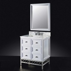 Luxe Bath Works Raines 30" Vanity B7036BV30-PT59/BLVT-7036-30S43