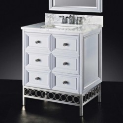 Luxe Bath Works Raines 30" Vanity B7036BV30-PT59/BLVT-7036-30S43
