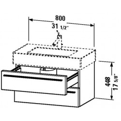 Duravit  X - Large Wall Mounted Vanity Unit  XL 6352