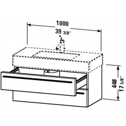 Duravit  X - Large Wall Mounted Vanity Unit  XL 6353