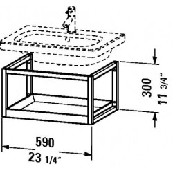 Duravit Durastyle Furniture - ACC shelf wallmounted DS9871