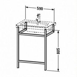 Duravit Durastyle Furniture - ACC Towel Rail DS9891