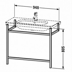 Duravit Durastyle Furniture - ACC Towel Rail DS9893