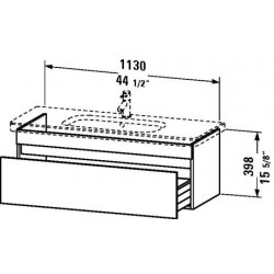 Duravit Durastyle Vanity Unit Wall-Mounted DS6395