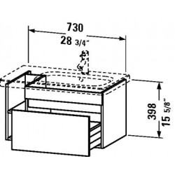 Duravit Durastyle Vanity Unit Wall-Mounted DS6394