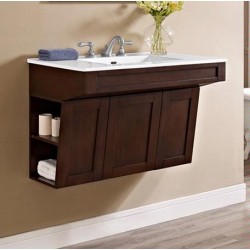 Shaker Americana 36" Walll Mount Vanity 1512-WV3621/1513-WV3621