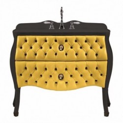 Ypsilon Cameo Rosa Tufted Leather Vanity Set