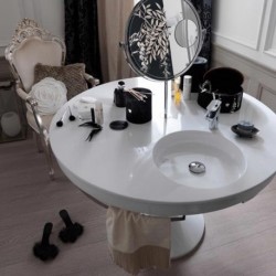 Ypsilon Vanity 47.25" Dressing Table Sink