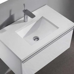 Madeli Venasca 30" Wall Hung Vanity For Quartzstone Top and Ceramic Sink  (Venasca-30)