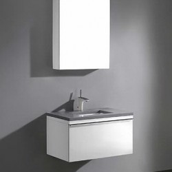 Madeli Venasca 30" Wall Hung Vanity For Quartzstone Top and Ceramic Sink  (Venasca-30)