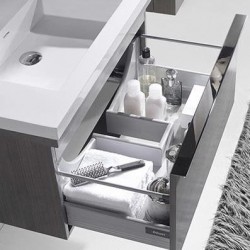 Madeli Venasca 30" Wall Hung Vanity For Ceramic Basin  (Venasca-30)
