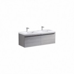 Madeli Venasca 48" Double Bowl Wall Hung Vanity For X-Stone Countertop/Basins  (Venasca-48-Double Bowl)