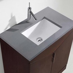 Madeli Savona 30" Vanity For Quartzstone Top with Ceramic Sink  (Savona-30)