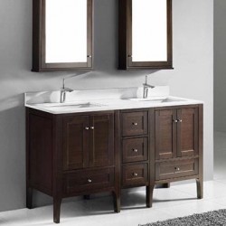Madeli Torino 60" Vanity For Quartzstone Top  (Torino-60)