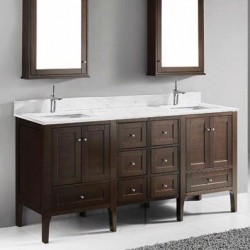 Madeli Torino 72" Vanity For Quartzstone Top  (Torino-72)