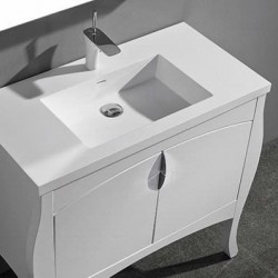 Madeli Sorrento 39" Vanity For Quartzstone Top with Ceramic Sink  (Sorrento-39)