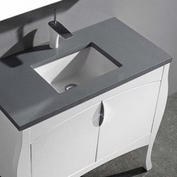 Madeli Sorrento 39" Vanity For Quartzstone Top with Ceramic Sink  (Sorrento-39)