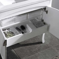 Madeli Sorrento 39" Vanity For Quartzstone Top with Ceramic Sink  (Sorrento-39)