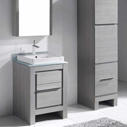 Madeli Vicenza 24" Vanity For Glass Top and Ceramic Basin (Vicenza-24)