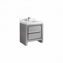 Madeli Vicenza 30" Vanity For Quartzstone Top and Ceramic Sink  (Vicenza-30)
