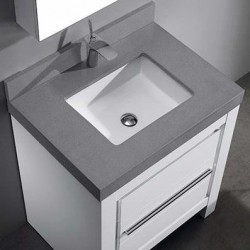 Madeli Vicenza 30" Vanity For Quartzstone Top and Ceramic Sink  (Vicenza-30)