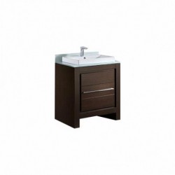Madeli Vicenza 30" Vanity For Glass Top and Ceramic Basin (Vicenza-30)