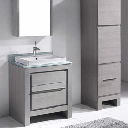 Madeli Vicenza 30" Vanity For Glass Top and Ceramic Basin (Vicenza-30)