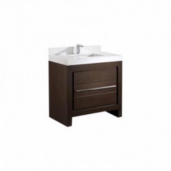 Madeli Vicenza 36" Vanity For Quartzstone Top and Ceramic Sink  (Vicenza-36)
