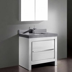 Madeli Vicenza 36" Vanity For Quartzstone Top and Ceramic Sink  (Vicenza-36)