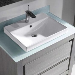 Madeli Vicenza 36" Vanity For Glass Top and Ceramic Basin (Vicenza-36)