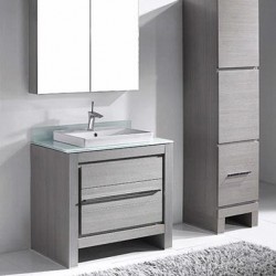 Madeli Vicenza 36" Vanity For Glass Top and Ceramic Basin (Vicenza-36)