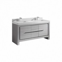 Madeli Vicenza 60" Vanity For Quartzstone Top and Ceramic Sink  (Vicenza-60)