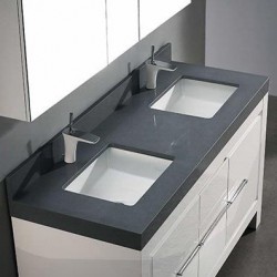 Madeli Vicenza 60" Vanity For Quartzstone Top and Ceramic Sink  (Vicenza-60)