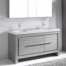 Madeli Vicenza 60" Vanity For X-Stone Countertop/Basin  (Vicenza-60)