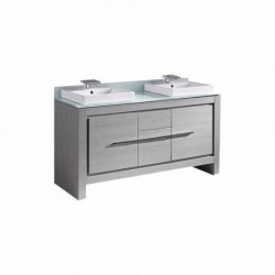 Madeli Vicenza 60" Vanity For Glass Top and Ceramic Basin  (Vicenza-60)