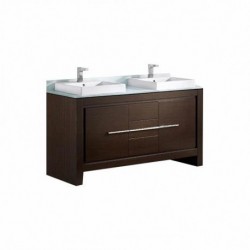 Madeli Vicenza 60" Vanity For Glass Top and Ceramic Basin  (Vicenza-60)